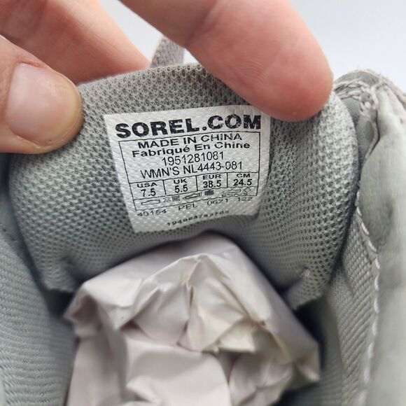 SOREL Out 'N About Waterproof Hidden Wedge Boot Suede Leather Women’s 7.5 M - Picture 6 of 7